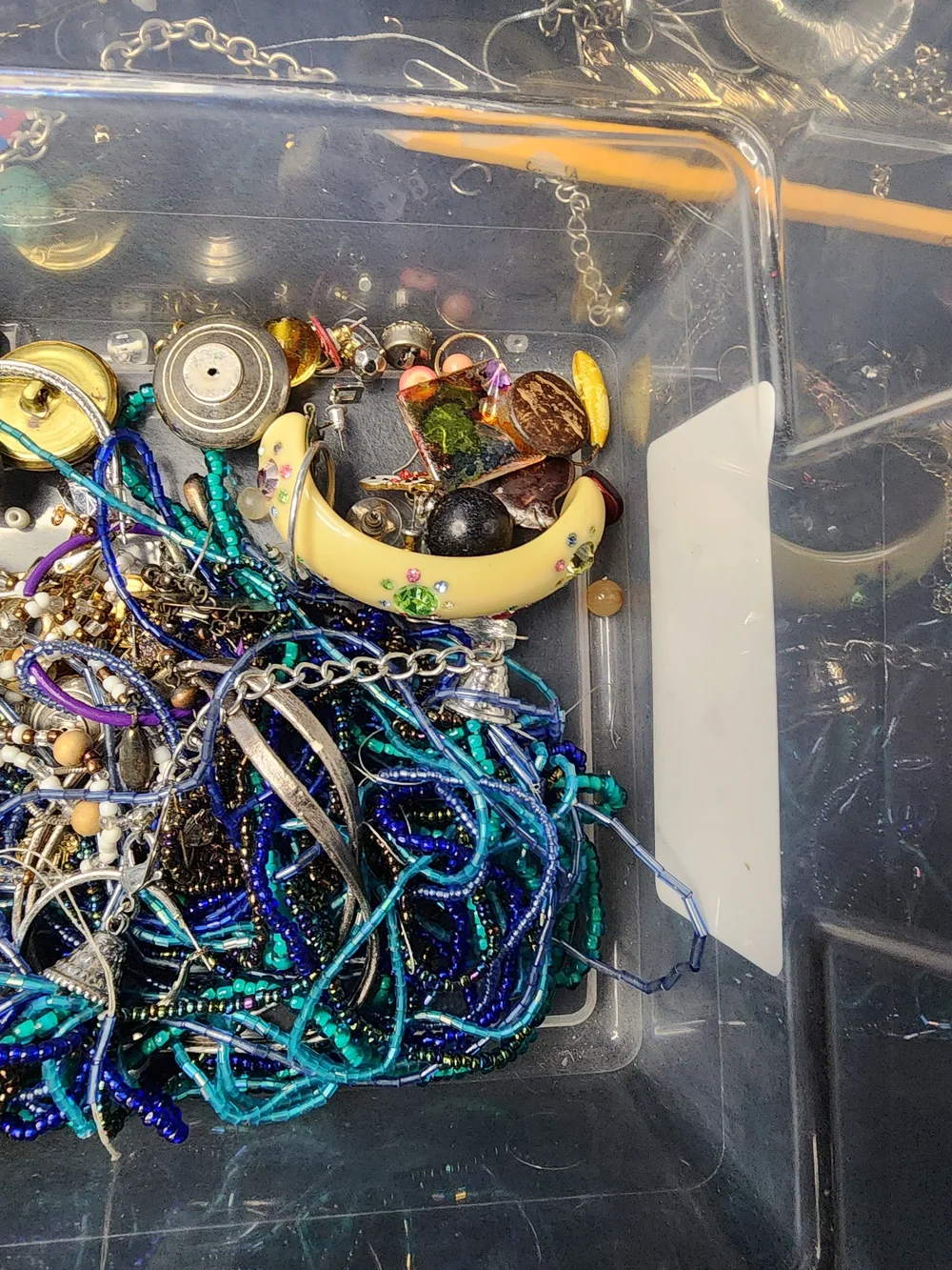 1lb Mixed Fashion Jewlery Lot For Crafting May Or May Not Have Matches